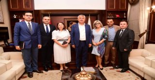 Portekiz’in Ankara Büyükelçisi  ,BaşkanZeydan Karalar’ı Ziyaret Etti.