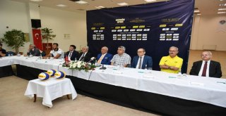 Plaj Voleybol Dünya Turu 3 Yıldız Mersin Türkiye'nin Tanıtım Toplantısı Gerçekleştirildi
