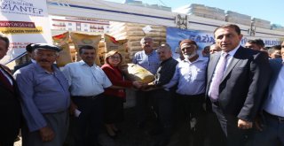 BÜYÜKŞEHİR'DEN ÇİFTÇİLERE DESTEK