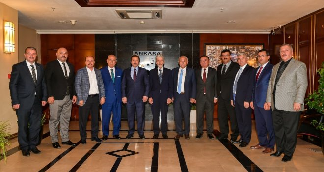 BAŞKAN TUNA'YA 'AHİLİK' ZİYARETİ