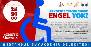 İBB’DEN ENGELLİ ÖĞRENCİLERE MOBİL TERCİH HİZMETİ