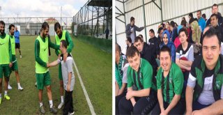 Özel öğrenciler Kocaelispor idmanında