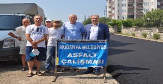BAŞKAN HAYRİ TÜRKYILMAZ, DAHA TEMİZ VE DAHA YAŞANABİLİR BİR MUDANYA İÇİN, ASFALTLAMA ÇALIŞMALARININ DEVAM ETTİĞİNİ VURGULADI