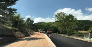 GÜRSU ERİCEK - DIŞKAYA YOLU ASFALTLANIYOR