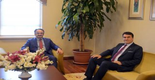 Kaymakam Orhan'dan Başkan Dündar'a Tebrik Ziyareti...