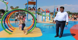 Bursanın İlk Su Oyunları Parkı Açıldı
