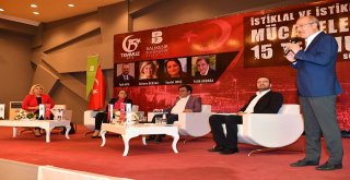 '15 Temmuz Söyleşisi’  paneli,  İsmet İnönü Kültür Merkezi’nde gerçekleşti.