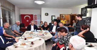 BAŞKAN HİLMİ TÜRKMEN SİTE SAKİNLERİ İLE BULUŞTU