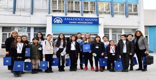 ÇOCUK MECLİSİ ÜYELERİ, GAZETECİLERİ ZİYARET ETTİ