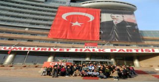 BAŞKAN TÜRKYILMAZ VE MUDANYA BELEDİYESİ PERSONELİ CHP GENEL MERKEZİ’Nİ ZİYARET ETTİ