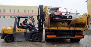 Osmangazi'de Hurda Araç Temizliği