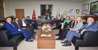 Tekirdağ Barosu'ndan Başkan Kadir Albayrak'a Ziyaret