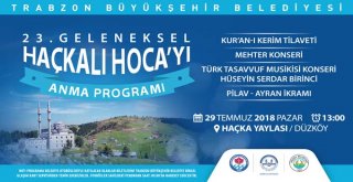 Haçkalı Hoca anılacak