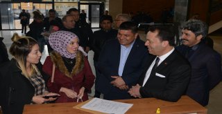 Eryılmaz memur adaylarını ziyaret etti