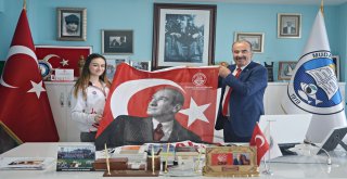 AVRUPA ŞAMPİYONU’NDAN BAŞKAN TÜRKYILMAZ’A ZİYARET