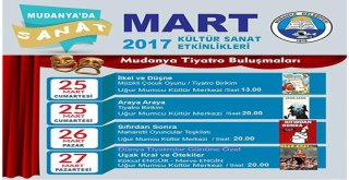 MUDANYA’DA TİYATRO BULUŞMALARI BAŞLIYOR