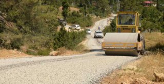 Çamlıyayla Talıç Yolu Tozdan Kurtuldu