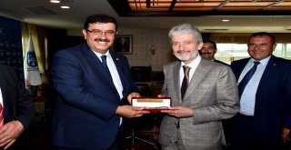 BAŞKAN TUNA’YA SERVİS ARAÇLARI ODASINDAN ZİYARET
