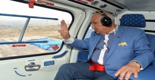 Başkan Kocamaz Helikopter Sözünü Tuttu