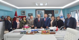 MHP’NİN YENİ YÖNETİMİNDEN BAŞKAN TÜRKYILMAZ’A ZİYARET