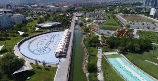 Atatürk Kent Parkındaki Derede Islah ve Temizlik Çalışmaları Tamamlandı