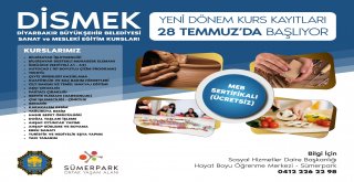 DİSMEK kayıtları başlıyor