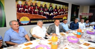 Başkan Sözlü Alevi Bektaşi Hemşerilerinin İftar Sofrasında