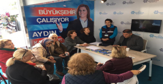 BÜYÜKŞEHİR BÜROKRATLARI GÜZELÇAMLI'DA VATANDAŞLARLA BULUŞTU