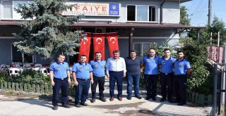 BAŞKANIMIZ İTFAİYE PERSONELİYLE BİR ARAYA GELDİ