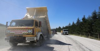 ASFALT ÇALIŞMALARI HIZ KESMİYOR