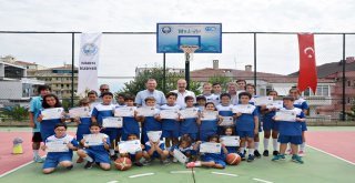 BASKETBOL YAZ OKULU BİRİNCİ DÖNEMİ SONA ERDİ