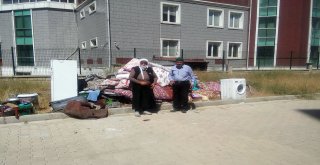 KAPI DIŞARI EDİLEN YAŞLI ÇİFTE BÜYÜKŞEHİR ŞEFKATİ