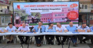 'ÇAY-SİMİT-SOHBET' HALK MECLİSİ BALIKPAZARI MAHALLESİNDE