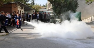 DEFTERDARLIK PERSONELİNE YANGIN EĞİTİMİ