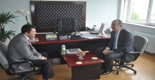 TÜRKYILMAZ’DAN VERGİ DAİRESİ MÜDÜRÜNE ZİYARET