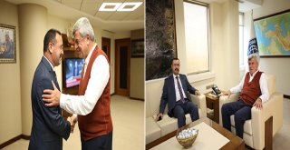 Karaosmanoğlu, Başsavcı Korkmaz’ı konuk etti