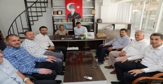 Başkan Türel'den eski futbolcu Eren'e ziyaret