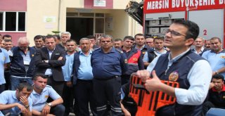 Mersin İtfaiye Eğitimde Hız Kesmiyor