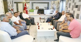 ESKİ MİLLETVEKİLİMİZDEN, BAŞKANIMIZA ZİYARET