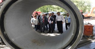 SU TAŞKINLARININ ÖNÜNE GEÇECEK PROJEDE İLK KAZMA VURULDU