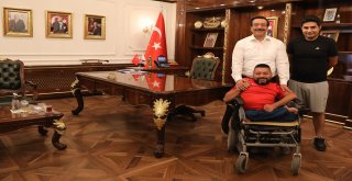 Bedensel Engelliler Gençlik ve Spor Kulübü'nden Başkan Atilla'ya Ziyaret