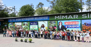ÇOCUKLARDAN BÜYÜKŞEHİR FİDANLIĞINA ZİYARET