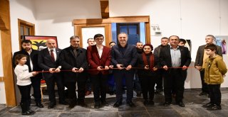 Filistinli Mattar Ve İnegöllü Baktimur’un “Barış” Sergisi Müzede Görücüye Çıktı