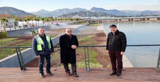 Başkan Türel Vali Karaloğlu'na Boğaçayı'nı gezdirdi