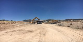 DUMLUPINAR CADDESİ’NDE ASFALT ÖNCESİ HAZIRLIK ÇALIŞMASI