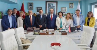 VELİ AĞBABA’DAN BAŞKAN TÜRKYILMAZ’A ZİYARET