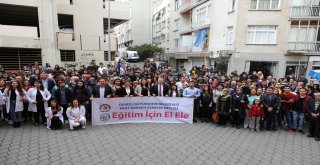 Eğitim için El Ele'de ilk ders zilini Başkan Zolan çaldı