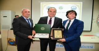 Ceyhan MYO’dan Başkan Sözlü’ye Teşekkür Plaketi