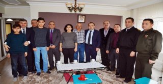 MUDANYA PROTOKOLÜNDEN ŞEHİT AİLELERİNE ZİYARET