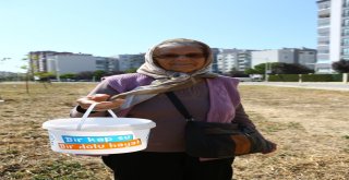 Huzurevi sakinlerinden can dostlara destek